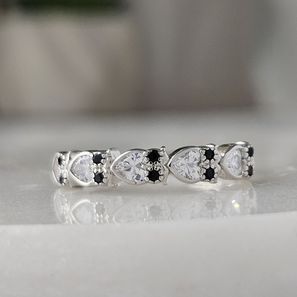 Owl band Ring, 925 Sterling Silver Charmed Aroma Size 7 - Picture 2 of 4